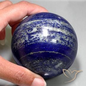 Lápis-lazúli Azul-marinho Natural 3000.00ct, Esfera / Bola, Opaco