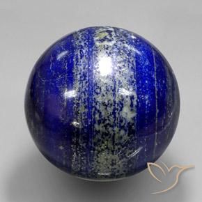 Lápis-lazúli Azul-marinho Natural 3000.00ct, Esfera / Bola, Opaco