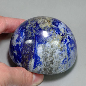 Lápis-lazúli azul natural 1173,62ct, corte oval, opaco
