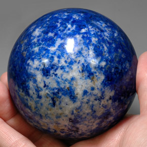 Lápis-lazúli azul natural 2500,00ct, esfera / bola, opaco