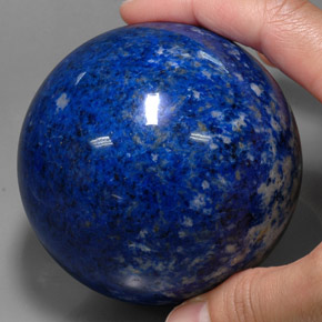 Lápis-lazúli azul natural 2500,00ct, esfera / bola, opaco