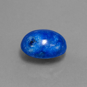 Lápis-lazúli azul natural 3,62ct, corte oval, opaco