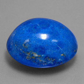 Lápis-lazúli azul natural 29,54ct, corte oval, opaco