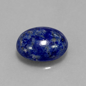 Lápis-lazúli azul natural 3,49ct, corte oval, opaco