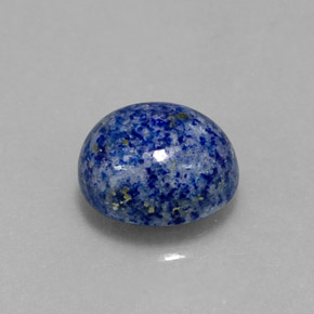 Lápis-lazúli azul natural 3,08ct, corte oval, opaco