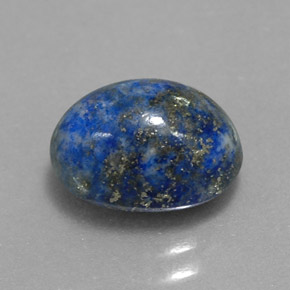 Lápis-lazúli azul natural 3,52ct, corte oval, opaco