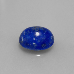 Lápis-lazúli azul natural 3,50ct, corte oval, opaco