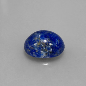Lápis-lazúli azul natural 3,38ct, corte oval, opaco