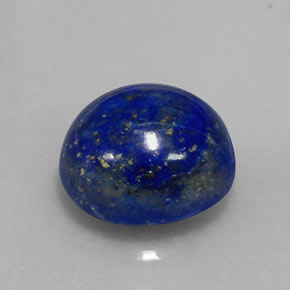Lápis-lazúli azul natural 6,36ct, corte oval, opaco