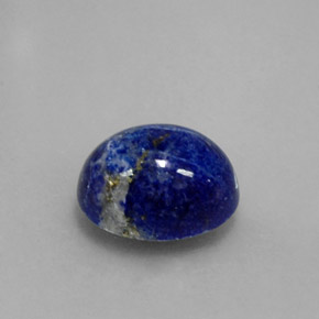 Lápis-lazúli azul natural 4,35ct, corte oval, opaco