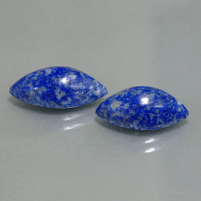 Pedras preciosas de lápis-lazúli azul natural de  ct, marquise, opaco
