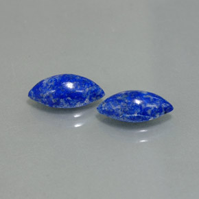 Pedras preciosas de lápis-lazúli azul natural de  ct, marquise, opaco