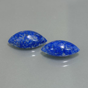 Pedras preciosas de lápis-lazúli azul natural de  ct, marquise, opaco