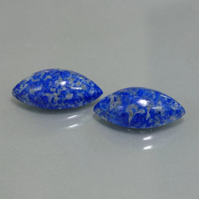 Pedras preciosas de lápis-lazúli azul natural de  ct, marquise, opaco