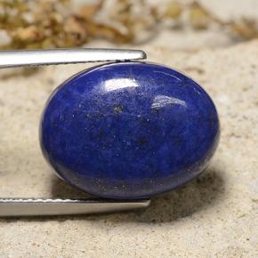 Lápis-lazúli Azul-marinho Natural 15.90ct, Corte Oval, Opaco