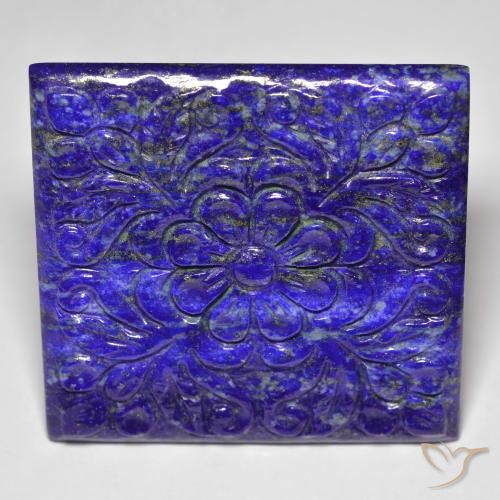 Lápis-lazúli azul natural 60,30ct, forma extravagante, opaco