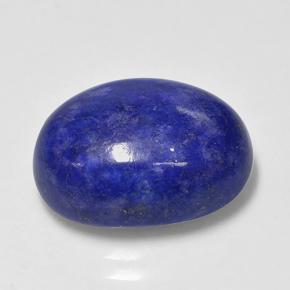 Lápis-lazúli azul natural 9,84ct, corte oval, opaco