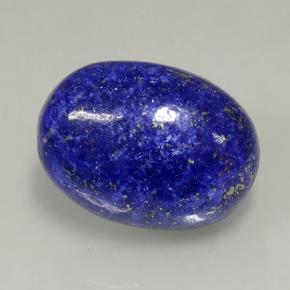 Lápis-lazúli azul natural 11,90ct, corte oval, opaco