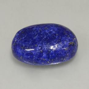 Lápis-lazúli azul natural 11,90ct, corte oval, opaco