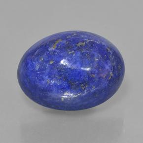 Lápis-lazúli azul natural 13,61ct, corte oval, opaco