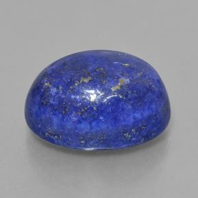 Lápis-lazúli azul natural 13,61ct, corte oval, opaco