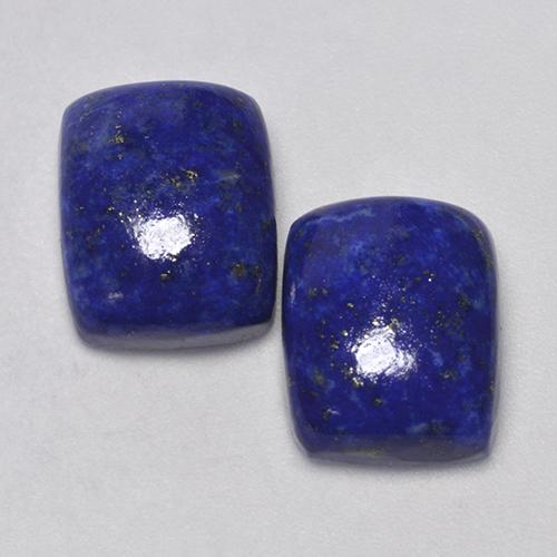 Pedras preciosas de lápis-lazúli azul natural de 9,57 ct, almofada cortada, opaco