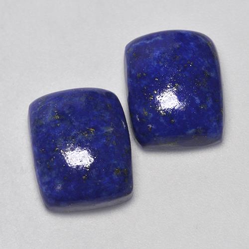 Pedras preciosas de lápis-lazúli azul natural de 9,57 ct, almofada cortada, opaco
