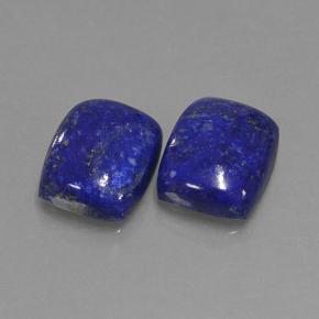 Pedras preciosas de lápis-lazúli azul natural de 8,25 ct, almofada cortada, opaco