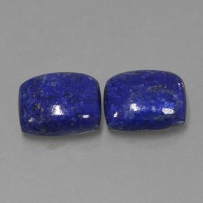Pedras preciosas de lápis-lazúli azul natural de 8,25 ct, almofada cortada, opaco