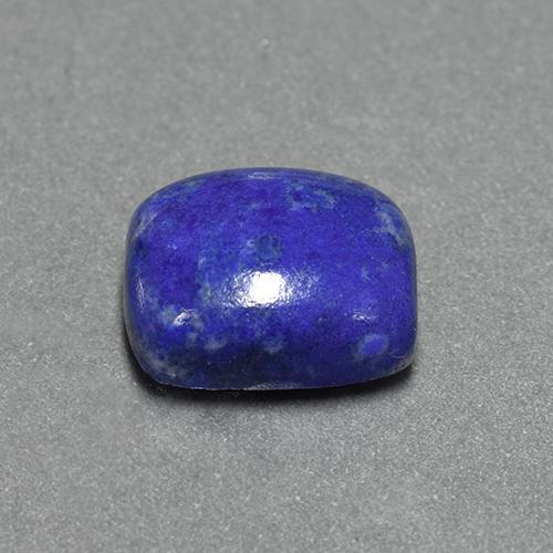 Lápis-lazúli Azul Egípcio Profundo Natural 4.53ct, Almofada cortada, Opaco
