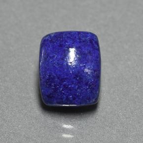 Lápis-lazúli Azul escuro Natural 4.68ct, Almofada cortada, Opaco