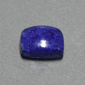 Lápis-lazúli Azul escuro Natural 4.68ct, Almofada cortada, Opaco