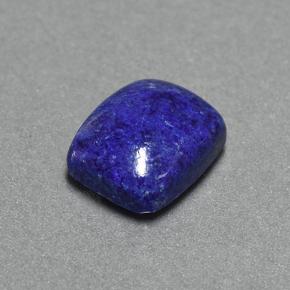 Lápis-lazúli Azul escuro Natural 4.68ct, Almofada cortada, Opaco