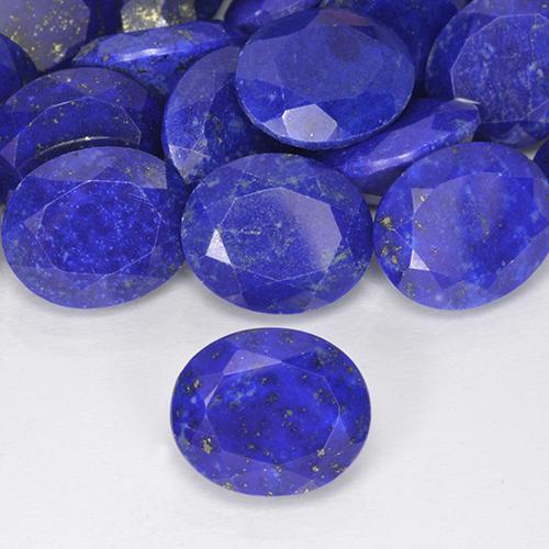 Lápis-lazúli Azul marinho intenso Natural 4.33ct, oval, Opaco