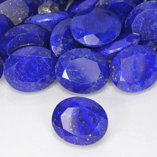 Lápis-lazúli Azul marinho intenso Natural 4.33ct, oval, Opaco