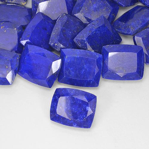 Lápis-lazúli Azul marinho intenso Natural 4.99ct, Almofada, Opaco