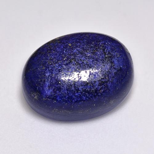 Lápis-lazúli Azul-marinho Natural 13.47ct, Corte Oval, Opaco