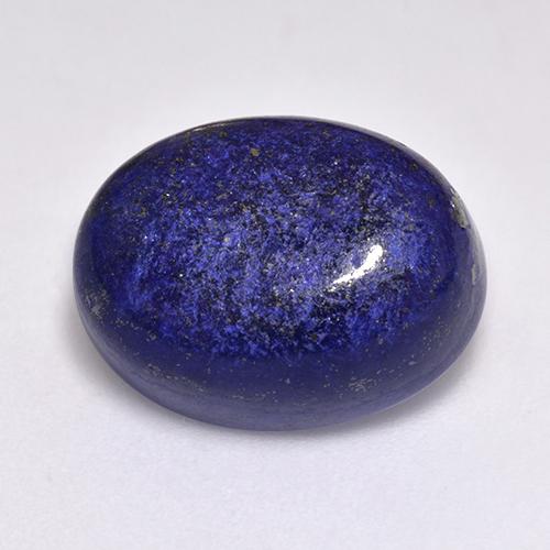 Lápis-lazúli Azul-marinho Natural 13.47ct, Corte Oval, Opaco