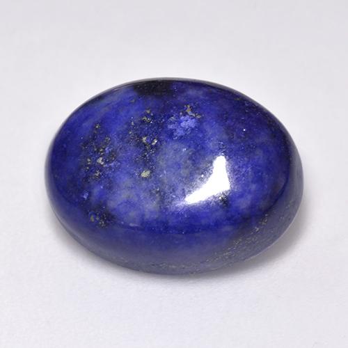 Lápis-lazúli azul natural 11,97ct, corte oval, opaco