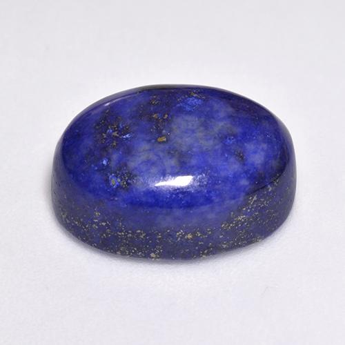 Lápis-lazúli azul natural 11,97ct, corte oval, opaco