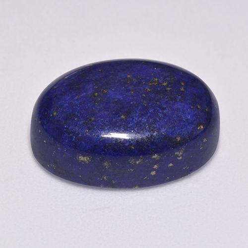 Lápis-lazúli azul muito profundo natural 11,51ct, corte oval, opaco
