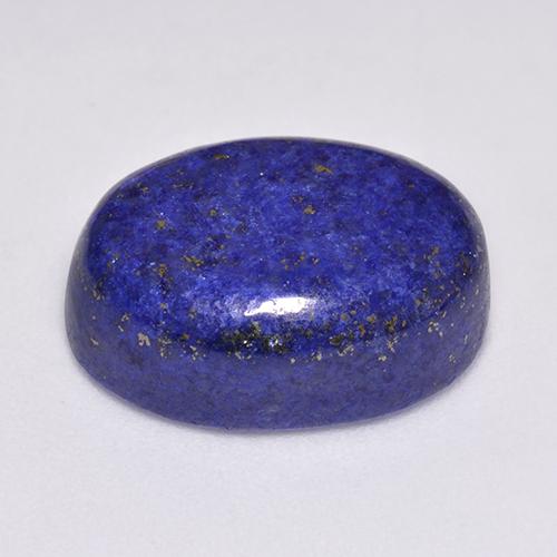 Lápis-lazúli azul natural 14,45ct, corte oval, opaco