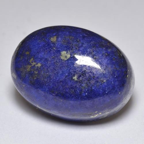 Lápis-lazúli azul natural 12,75ct, corte oval, opaco