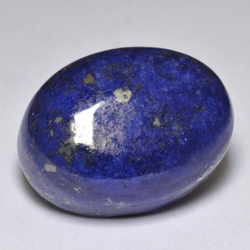 Lápis-lazúli azul natural 12,75ct, corte oval, opaco