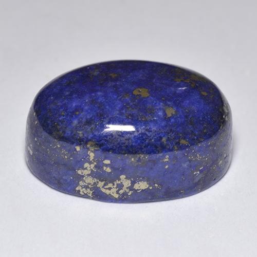 Lápis-lazúli azul natural 12,75ct, corte oval, opaco