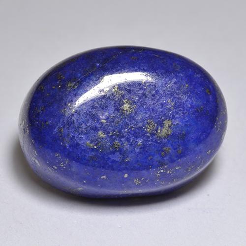 Lápis-lazúli azul natural 12,72ct, corte oval, opaco