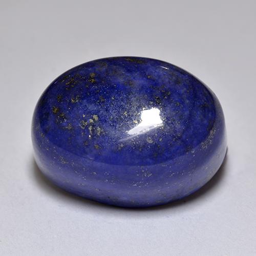 Lápis-lazúli azul natural 11,72ct, corte oval, opaco