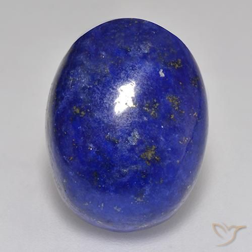 12,5 ct Oval Lapis Lazuli, 15,7 x 11,9 mm Do Afeganistão, Photo A