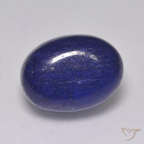 Lápis-lazúli azul natural 8,54ct, corte oval, opaco