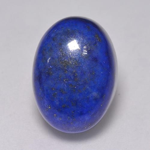 Lápis-lazúli azul natural 9,80ct, corte oval, opaco